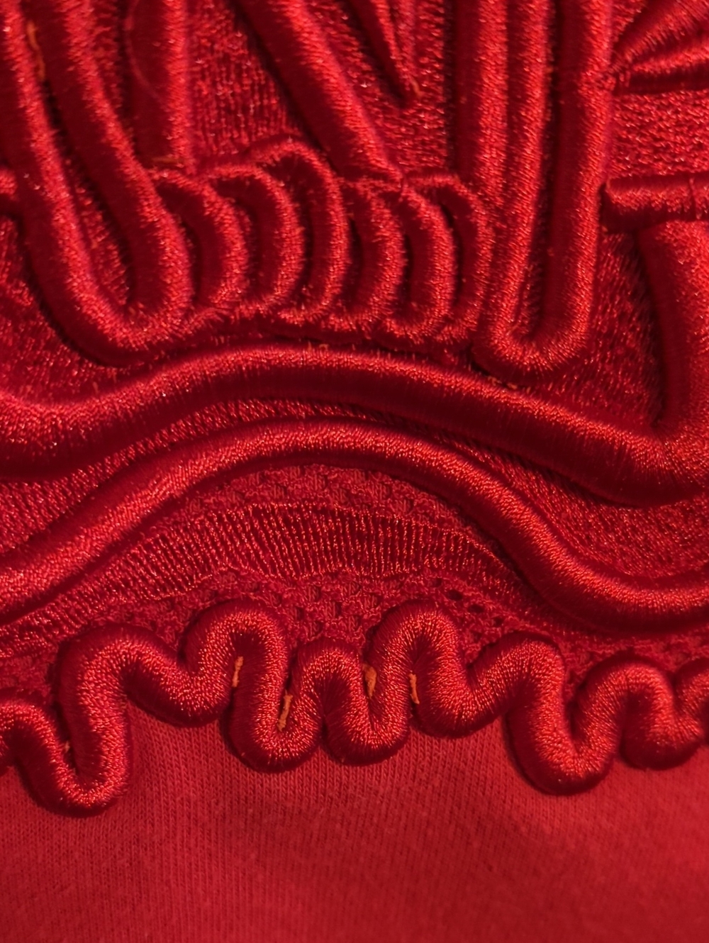 KENZO red embroidered tiger crewneck sweatshirt - size large - Picture 5 of 12